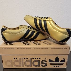 Adidas Tokyo Decon Women's Gold and Black Sneakers